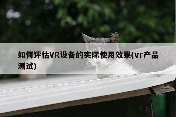 beat365亚洲体育_如何评估VR设备的实际使用效果(vr产品测试)