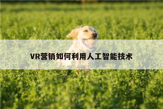 VR营销如何利用人工智能技术【beat3